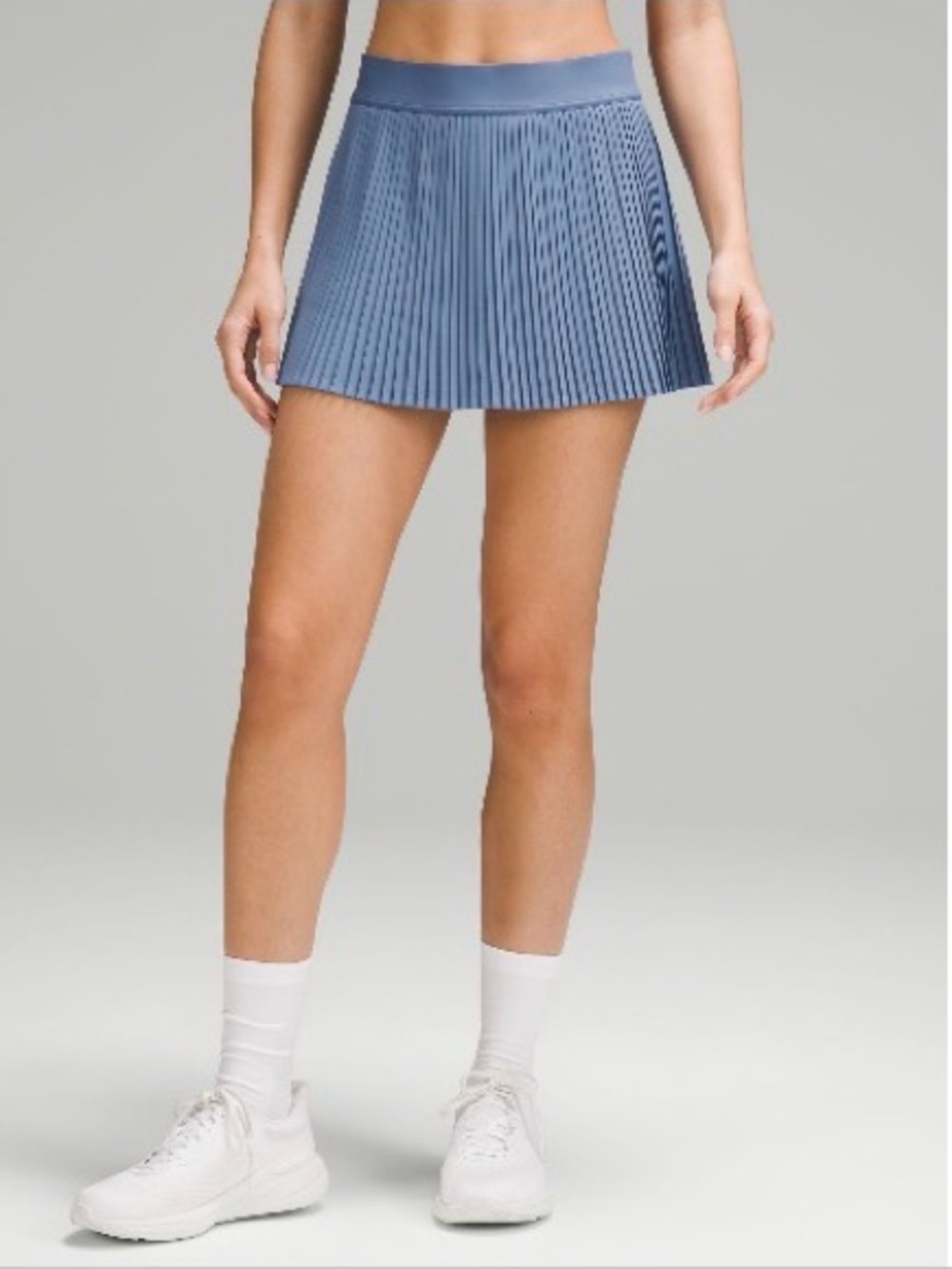 lululemon athletica Pleated Skater Skirt in Dusty Blue